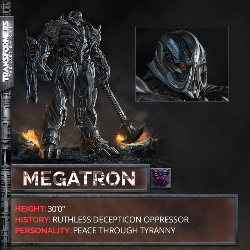Illustration for article titled Transformers: The Last Knight's Megatron Is Here and He's a Pile of Silver Bits
